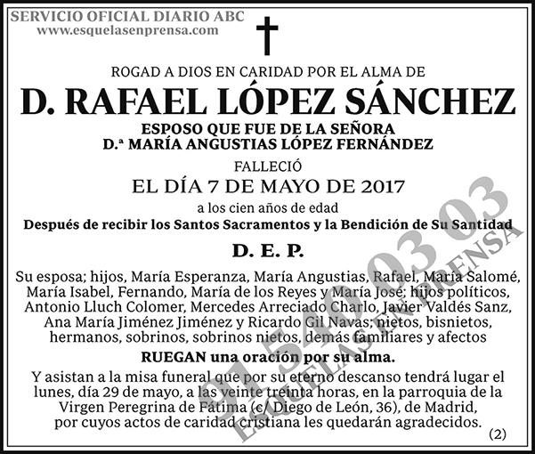 Rafael López Sánchez